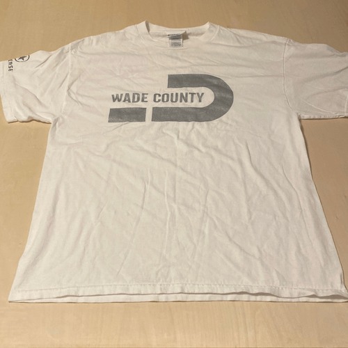 Vintage Y2k Rare Converse Basketball Wade County Men's T-Shirt Size L White (Dwa